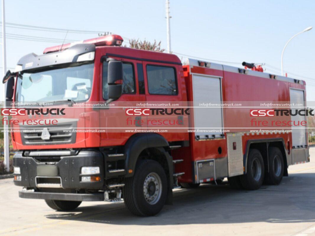 SITRAK 10 Wheelers 15ton Water Tender Fire Truck