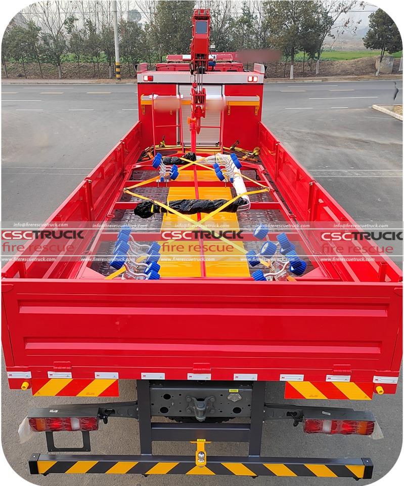 SITRAK Emergency Boat Carrier 7t Crane Truck (3)