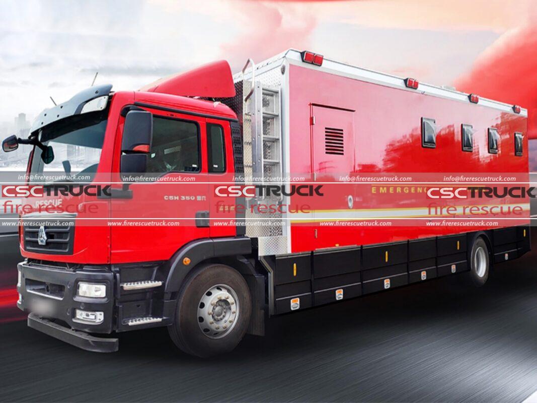 SITRAK Emergency Rescue Porta Potty Truck​