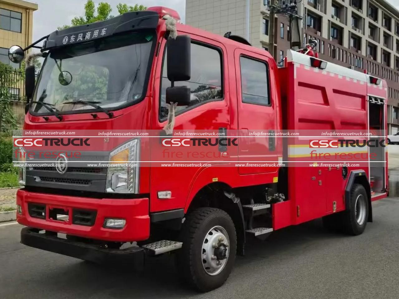 4x4 5 CBM Water Tanker Fire Truck