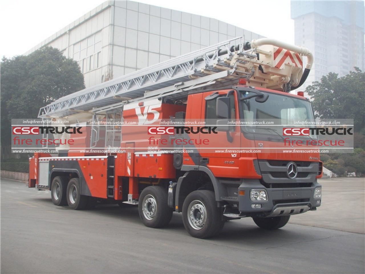 Benz 54M Aerial Platform Fire Truck (3)