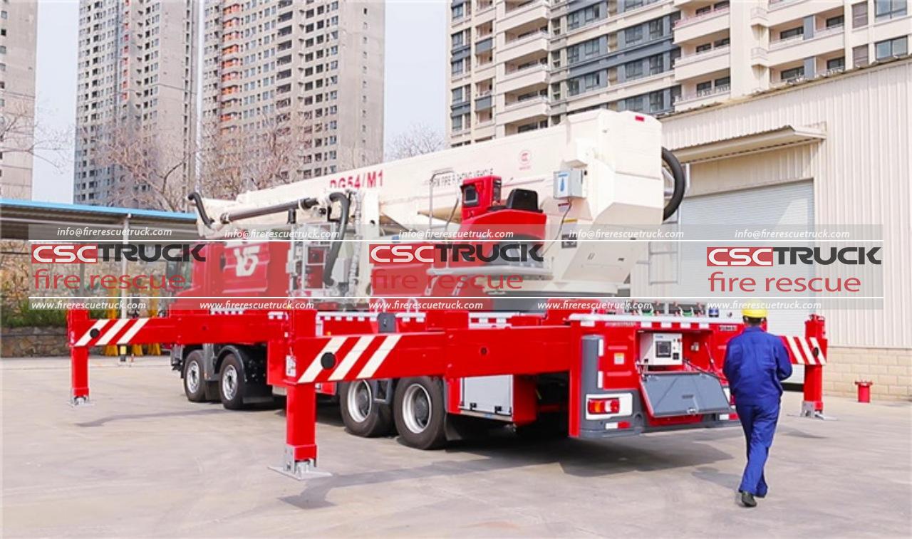 Benz 54M Aerial Platform Fire Truck (5)