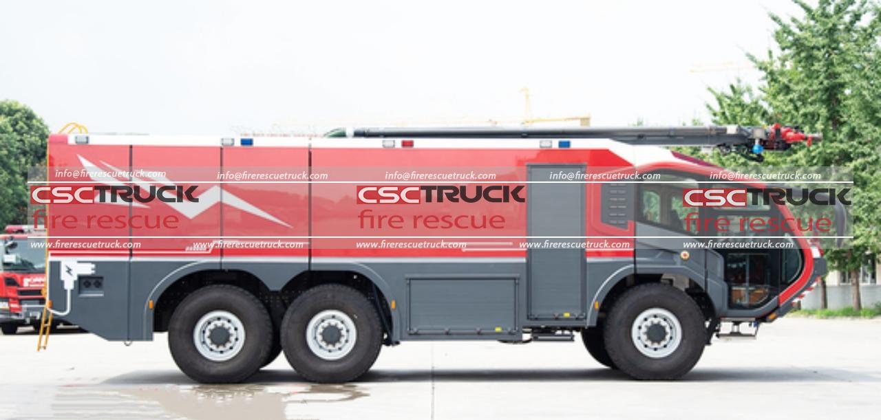 Electric 6x6 Airport Rescue Fire Fighting Truck (3)