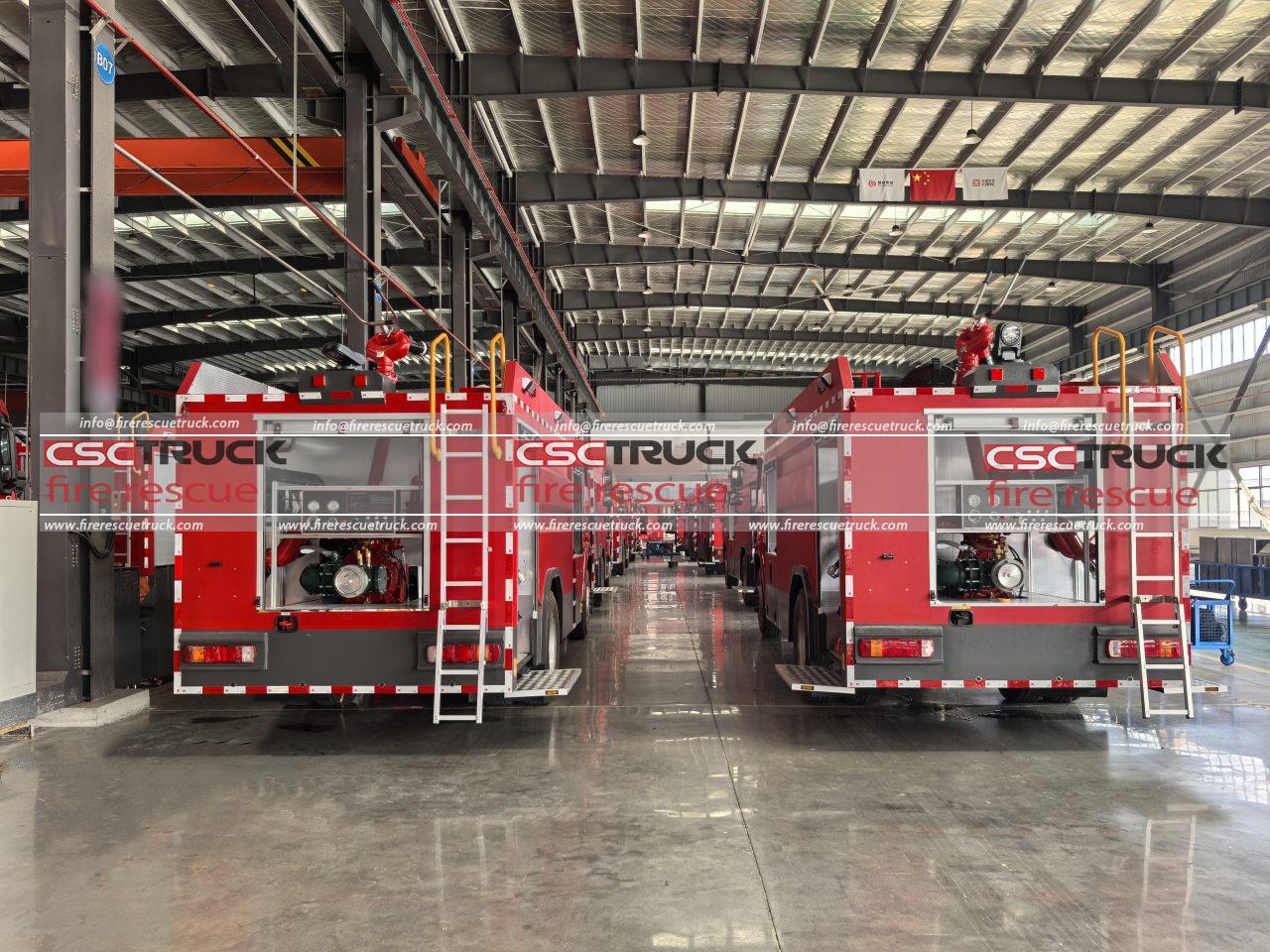 FOTON Auman 4WD 5000L Water Tanker Fire Truck (5)