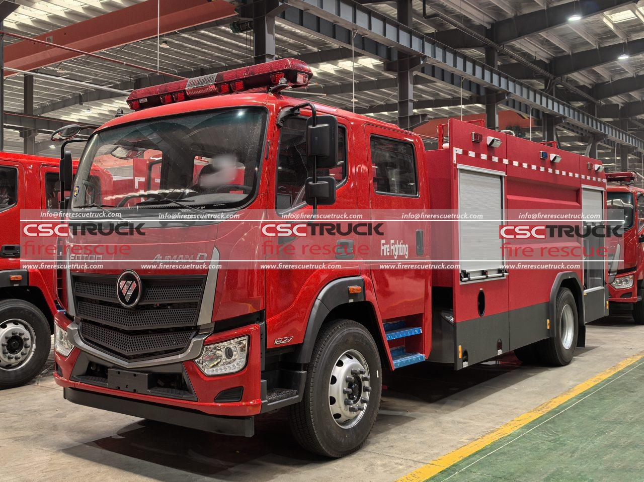 FOTON Auman 4WD 5000L Water Tender Fire Truck