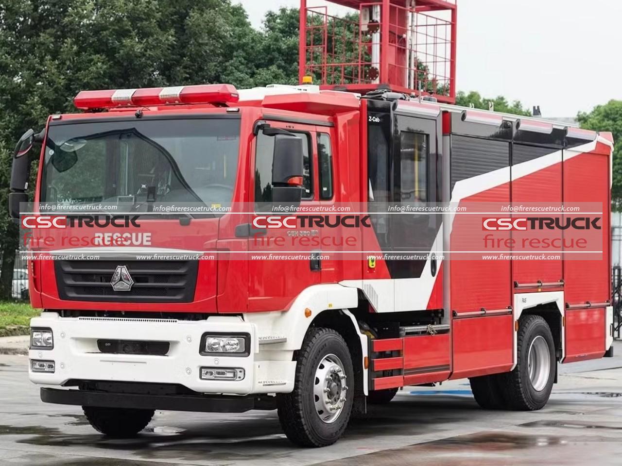 HOWO 5000L Foam Tanker Fire Truck HOWO 5000L Foam Tanker Fire Truck