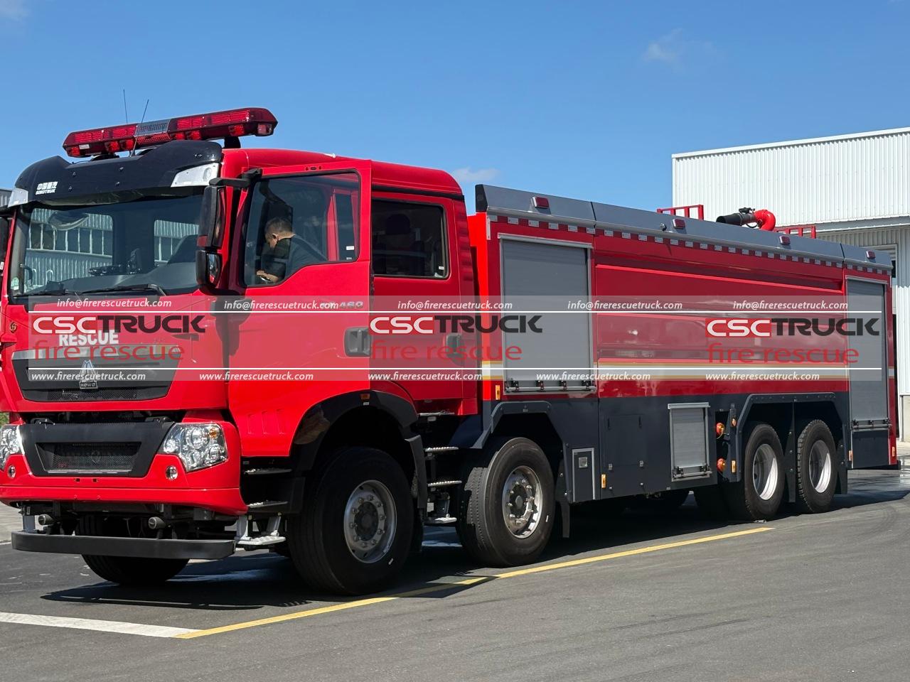 HOWO Crew Cab 25t Water Tanker Fire Truck HOWO Crew Cab 25t Water Tanker Fire Truck