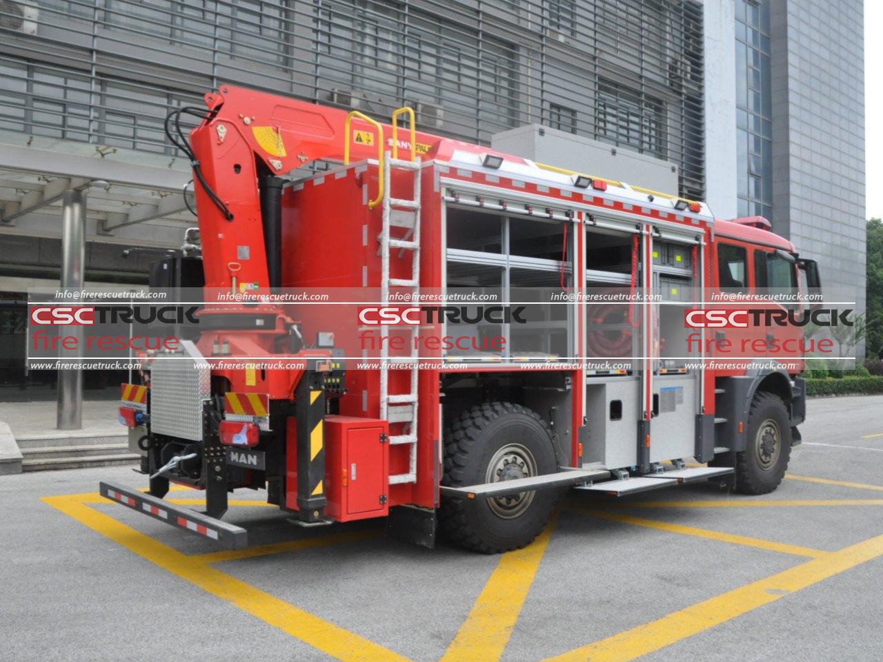 MAN 4X4 Rescue Truck Mounted 7t Palfinger Crane (4) MAN 4X4 Rescue Truck Mounted 7t Palfinger Crane (4)