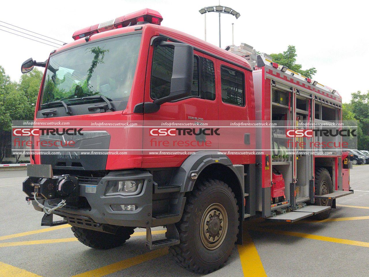 MAN 4X4 Rescue Truck Mounted 7t Palfinger Crane MAN 4X4 Rescue Truck Mounted 7t Palfinger Crane
