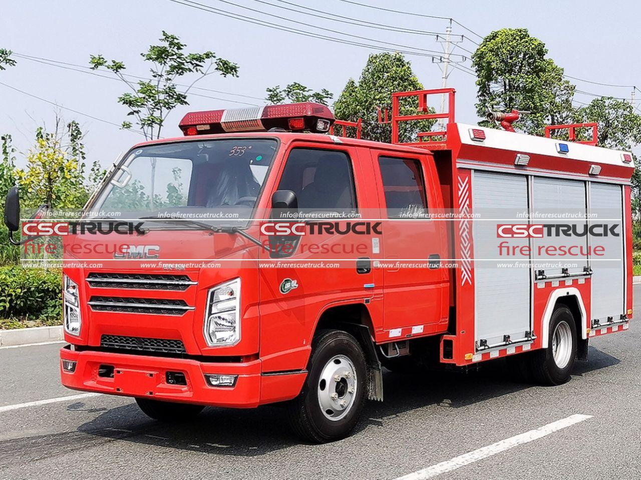 3CBM Small Water Tender Fire Truck