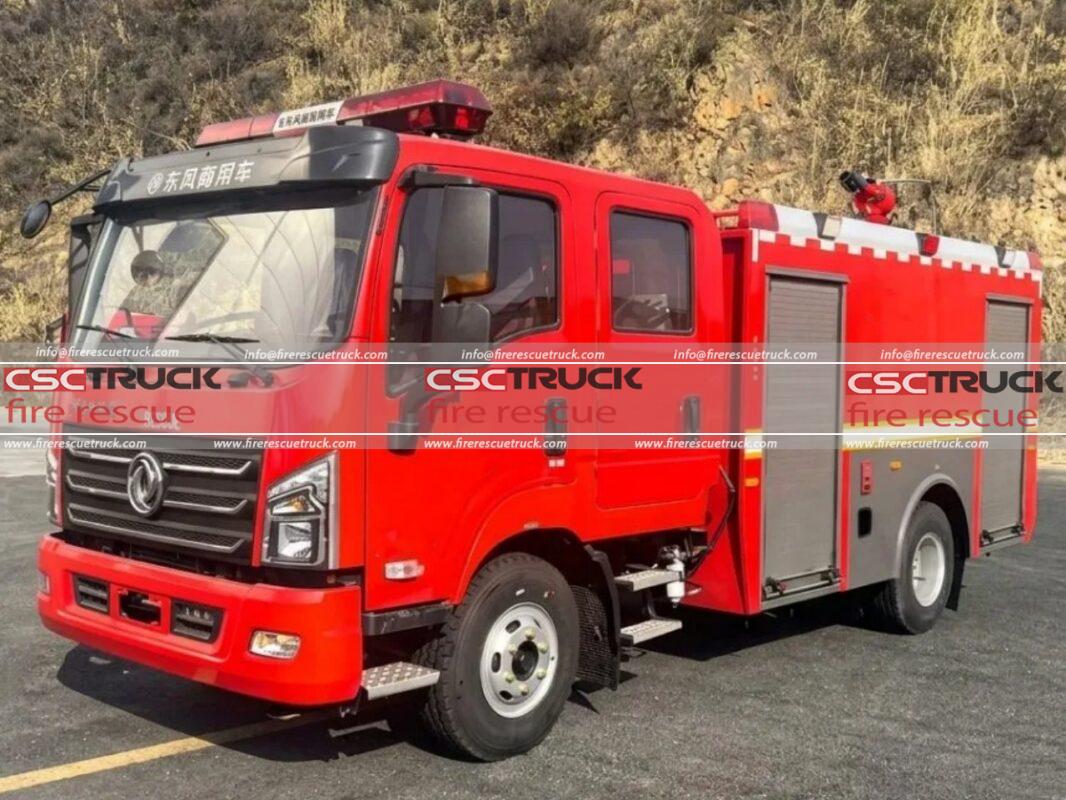 4WD 7000L Water Tender Fire Truck