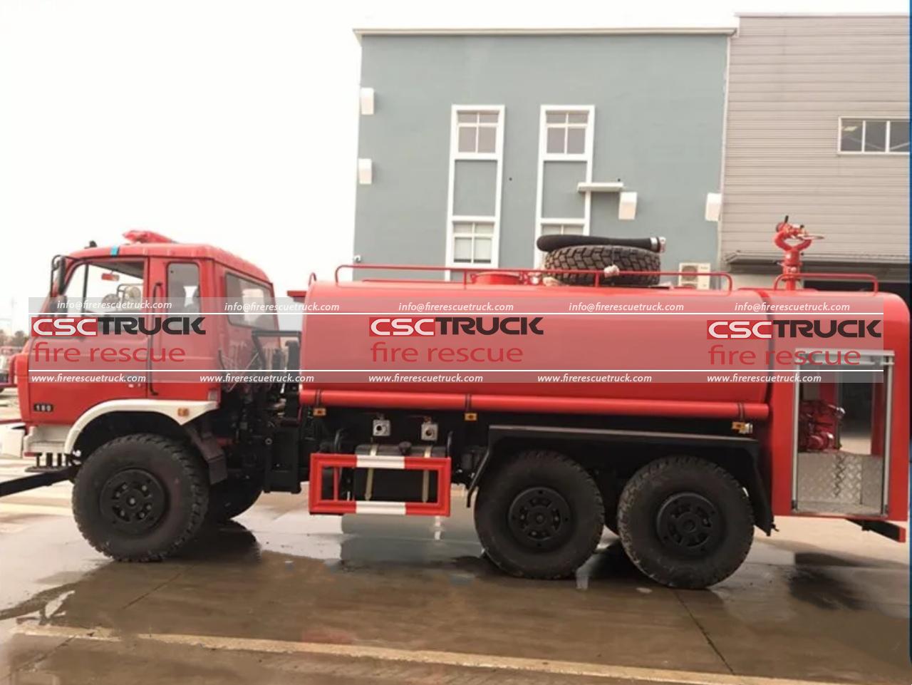 6x6 12000L Water Tanker Fire Engine (4)