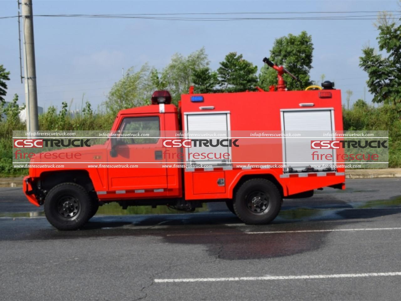 BAIC 4x4 1t Water Tender Fire Truck (3)