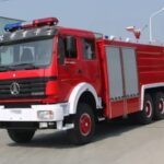 Can a 6x6 Fire Truck Cross Rivers or Streams? Beiben 6x6 Off Road 11T Water Foam Tender
