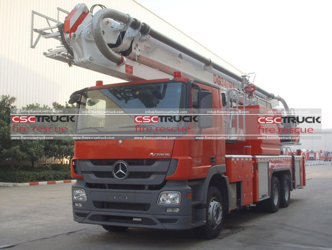 Benz 34M Aerial Platform Fire Truck