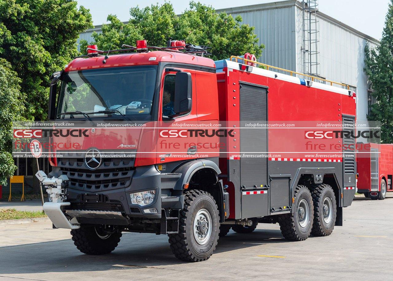 Benz 6x6 ARFF Fire Apparatus