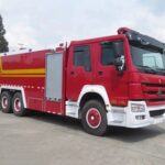 HOWO 6x6 19000L Water Foam Tanker Fire Vehicle (2)