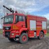 MAN 4WD 5000L Small Water Foam Fire Truck