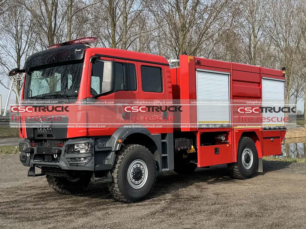 MAN 4WD Mobile Water Foam Fire Tanker Truck MAN 4WD Mobile Water Foam Fire Tanker Truck