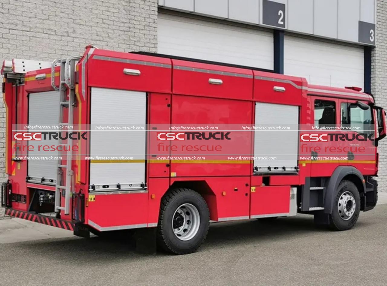 MAN 6000L Water Foam Tanker Fire Truck (6) MAN 6000L Water Foam Tanker Fire Truck (6)