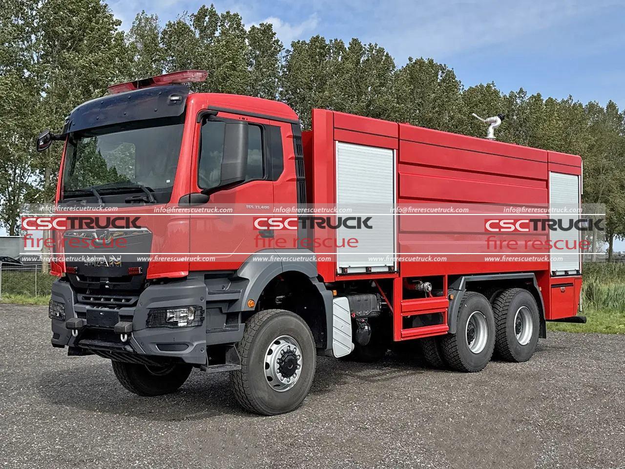MAN 6WD 15000L Water Tanker Fire Vehicle