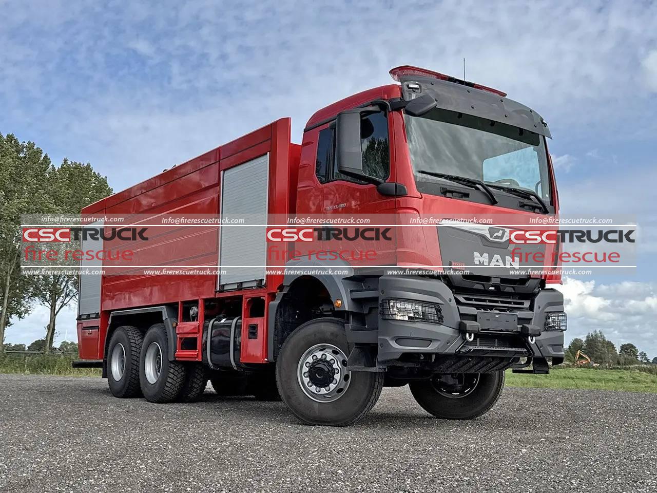 MAN 6WD 15000L Water Tanker Fire Vehicle (2)