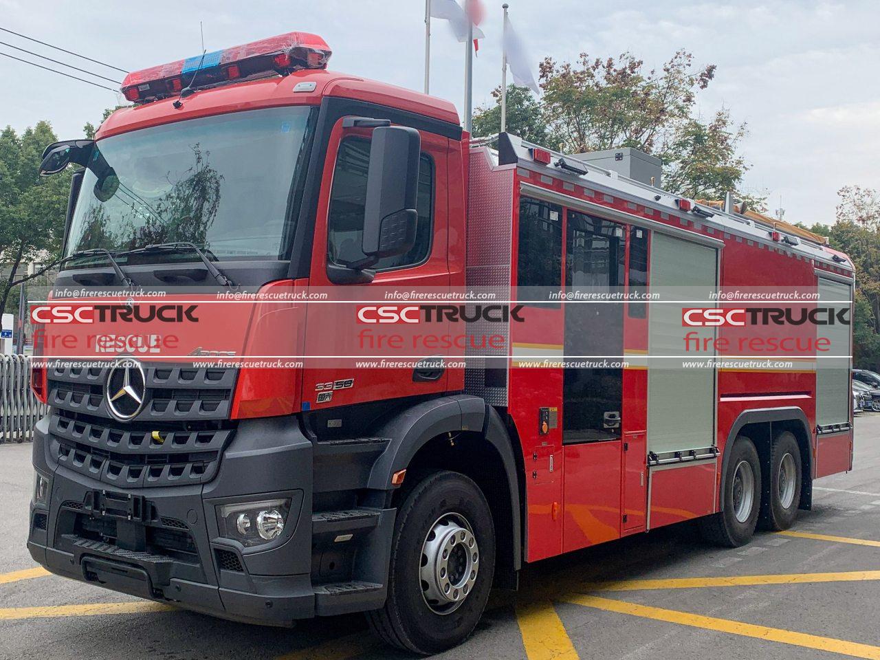 Mercedes Benz 10 Wheelers 12T Foam Fire Truck