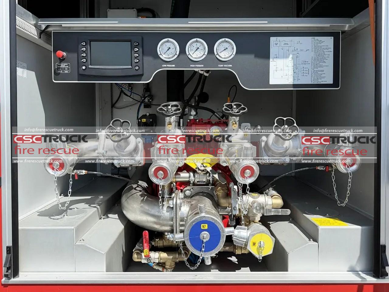 Mercedes-Benz 4WD 6000L Water Foam Fire Vehicle (8)