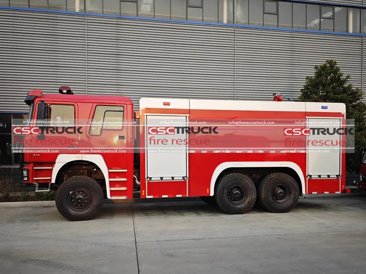 SHACMAN F3000 6x6 16000L Water Tanker Fire Truck (4)