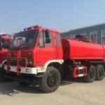 Is a 6x6 Fire Truck Suitable for Mining Operations? 6x6 12000L Water Tanker Fire Engine (2)