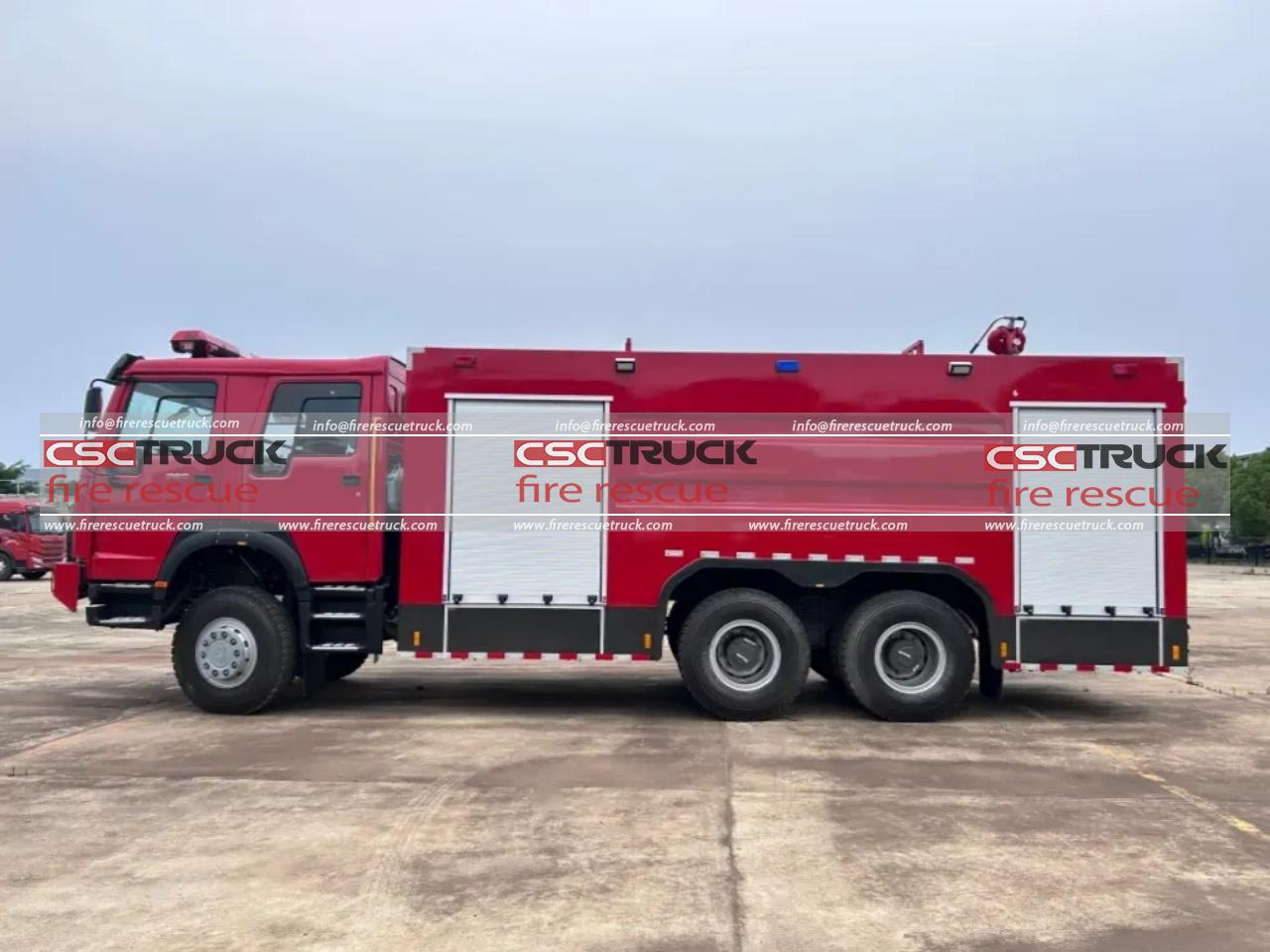 HOWO 6x6 15000L Fire Truck Water Tank (3)