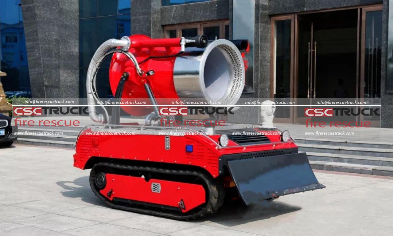 Tracked Smoke-Extraction Rescue Fire Robot, RC Fire Truck!