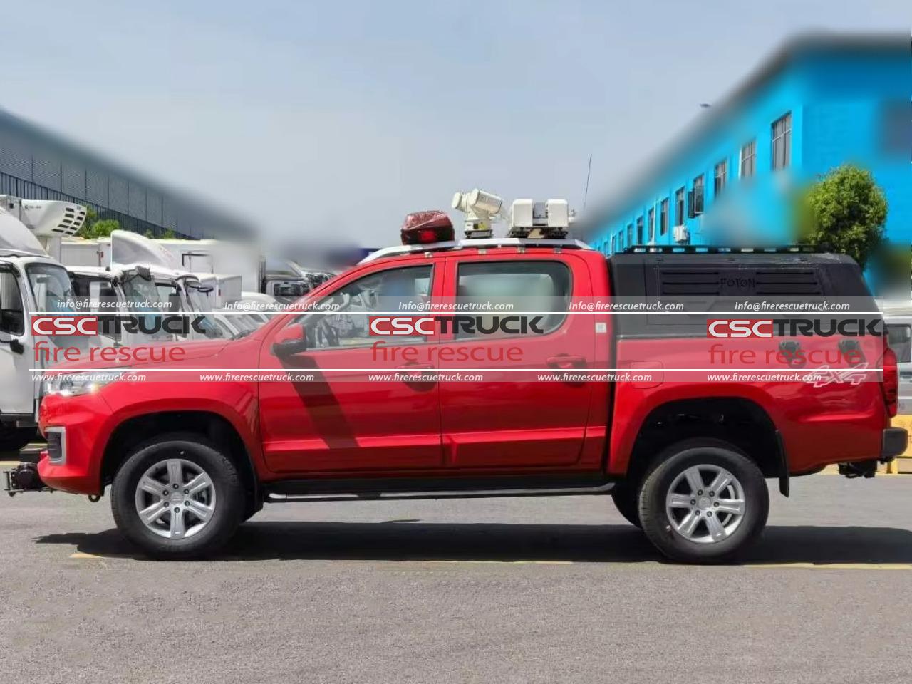 Foton 4x4 Pickup Fire Truck (4) Foton 4x4 Pickup Fire Truck (4)