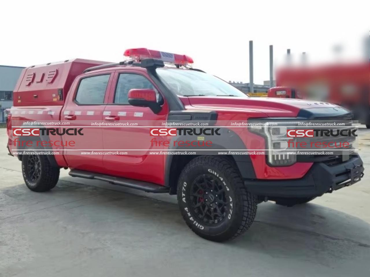 Foton 5-Seat Small Equipment Fire Truck (3) Foton 5-Seat Small Equipment Fire Truck (3)