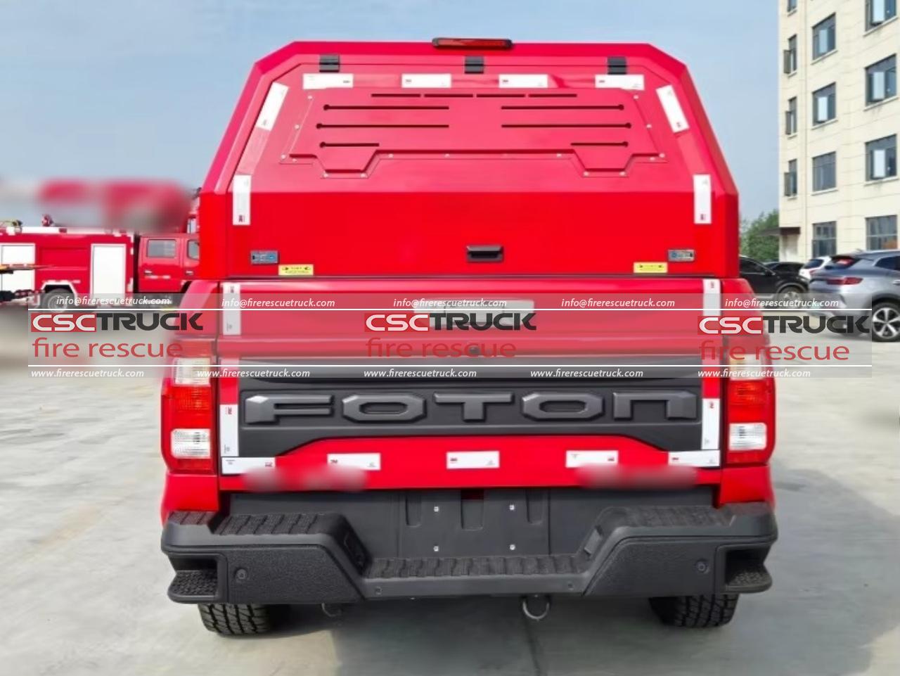 Foton 5-Seat Small Equipment Fire Truck (6) Foton 5-Seat Small Equipment Fire Truck (6)
