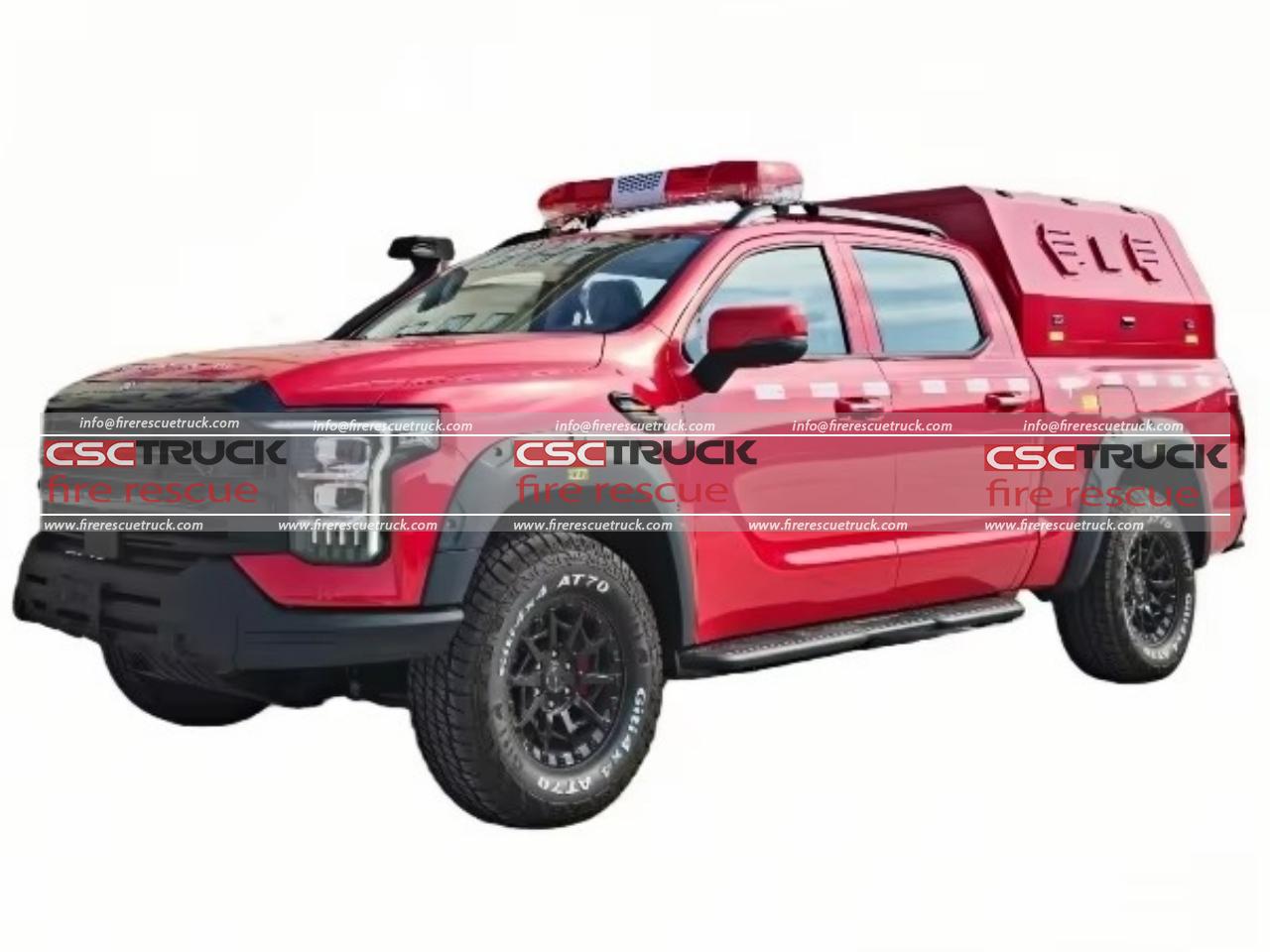 Foton 5-Seat Small Equipment Fire Truck Foton 5-Seat Small Equipment Fire Truck
