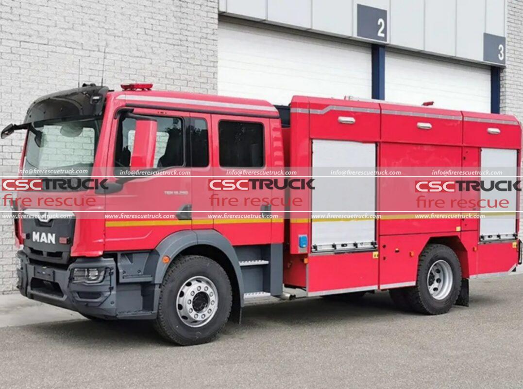 MAN 6000L Water Foam Tanker Fire Truck