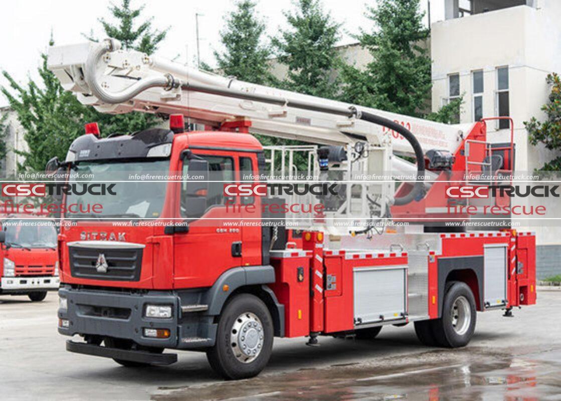 SITRAK 32M Aerial Platform Fire Truck (2)