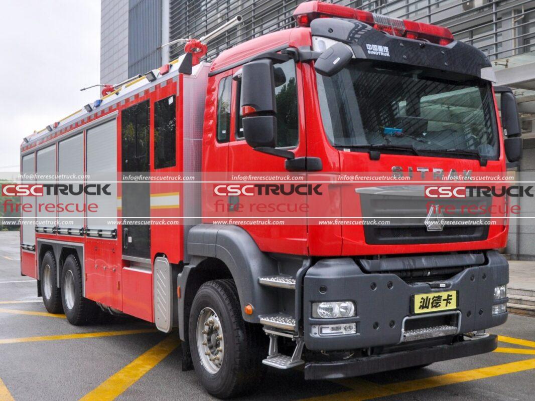 SITRAK 3t Dry Powder Tanker Fire Truck