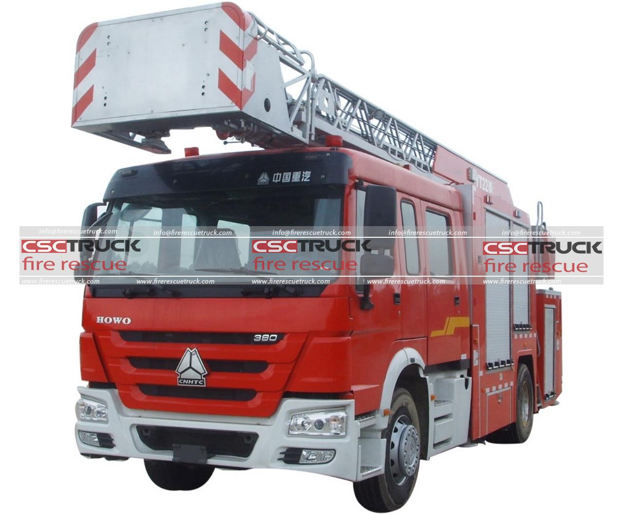 HOWO 22M Telesquirt Fire Truck