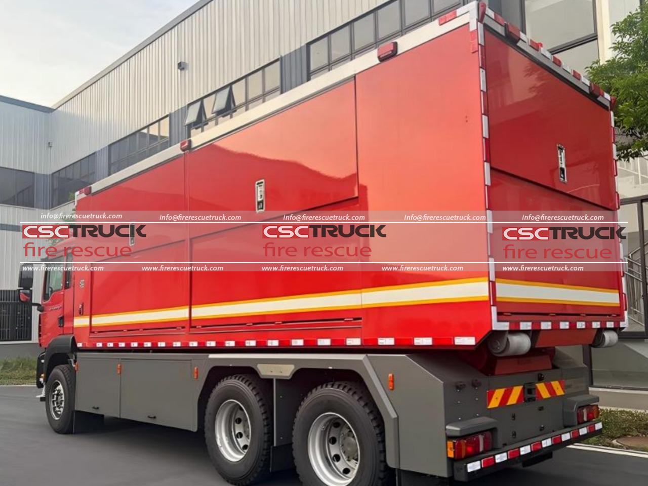 SITRAK 10 Wheelers 20T Swap Body Fire Vehicle (2)