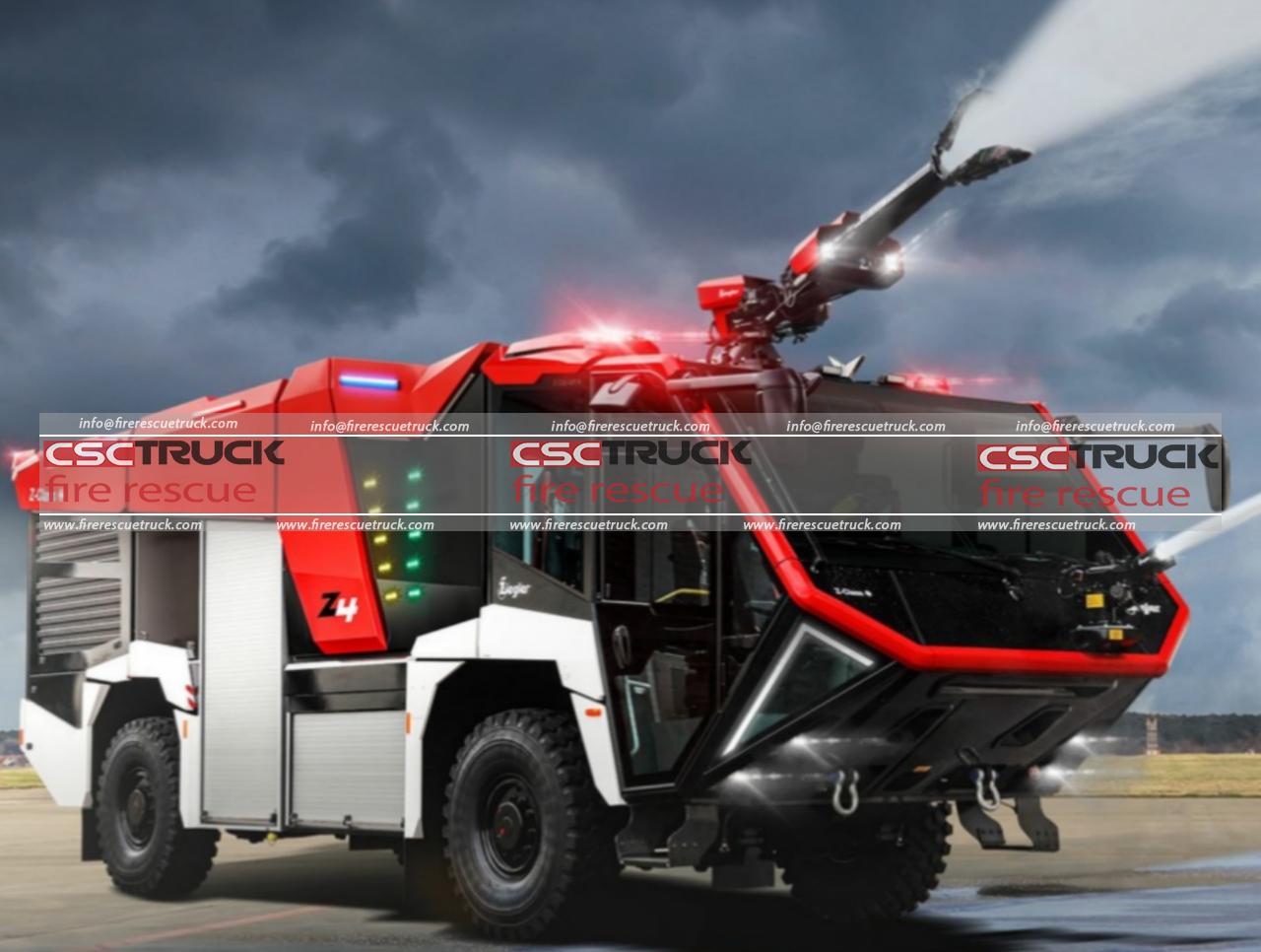 Kamion zjarrfikës Ziegler 4x4 7000L për aeroportin